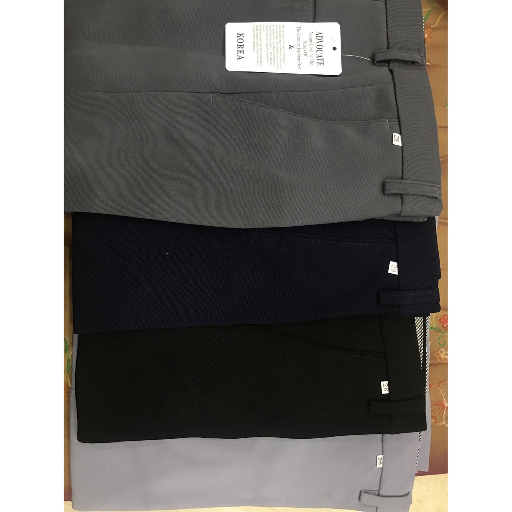 Quần âu nam màu ghi, ống côn, dáng Hàn siêu sale | BigBuy360 - bigbuy360.vn