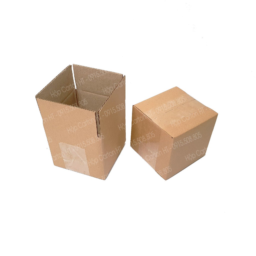 Combo 10 hộp carton đóng hàng, gói quà, đựng phụ kiện trang sức 10x10x10 giá gốc tận xưởng