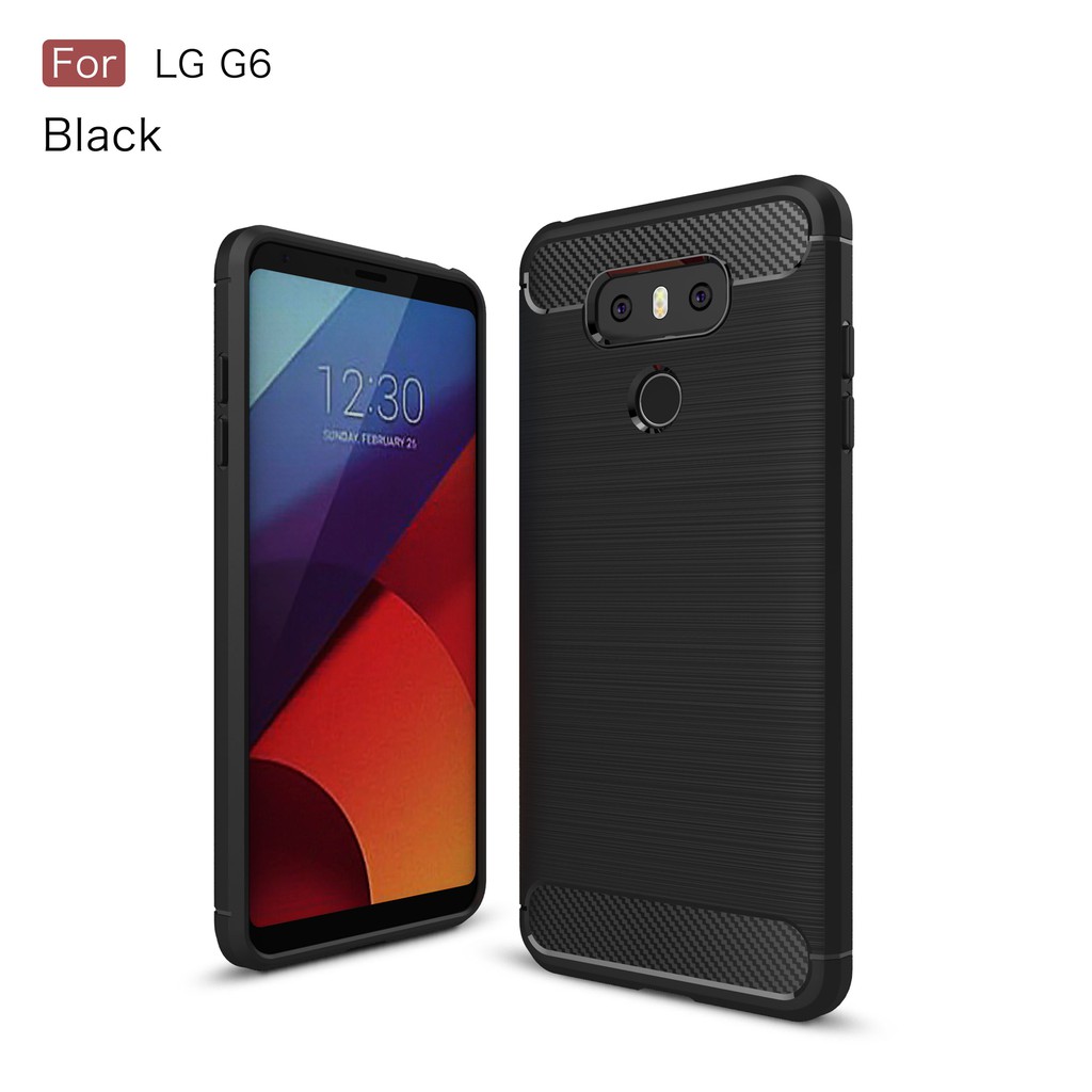 Ốp điện thoại mềm màu trơn thiết kế chống vân tay cho LG G6 / G7