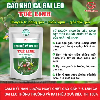 Cao khô Cà Gai Leo Tuệ Linh - Giải độc, tăng cường chức năng gan, bảo vệ và phục hồi tế bào gan
