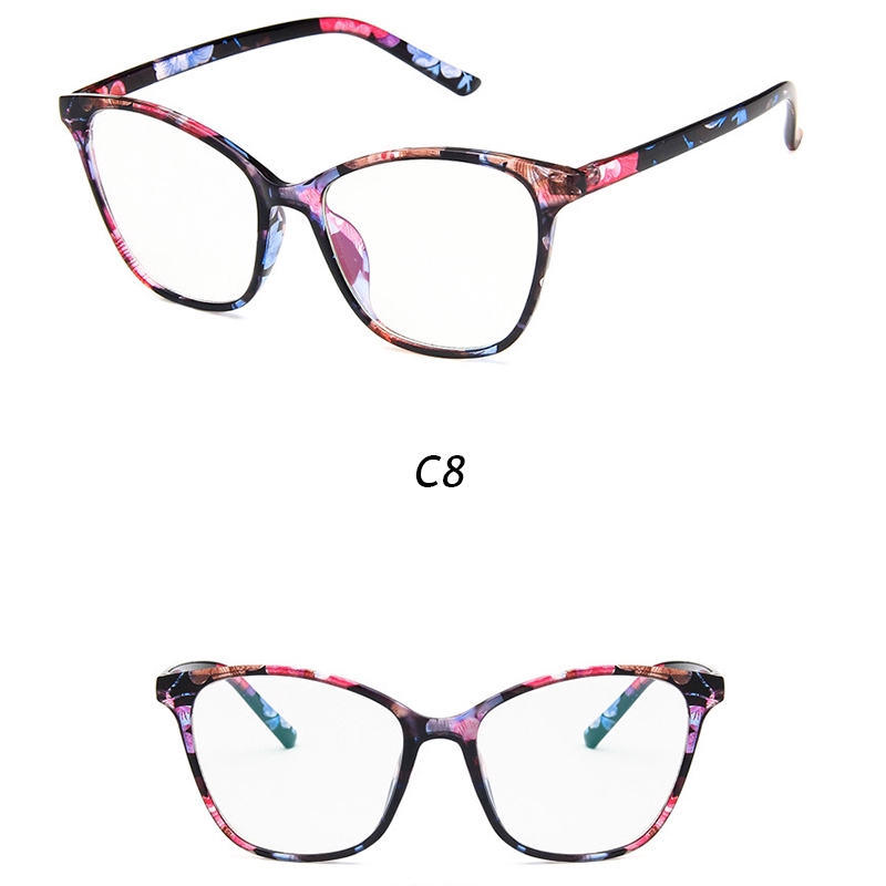 Mắt Kính Gọng To Hình Mắt Mèo Thời Trang Cho Nữ