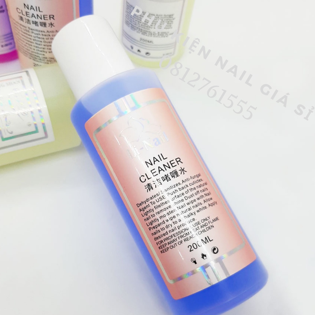 Nước lau gel Li-nail chính hãng (200ml) có mùi thơm - cồn lau gel chuyên dụng cho dân làm móng | BigBuy360 - bigbuy360.vn