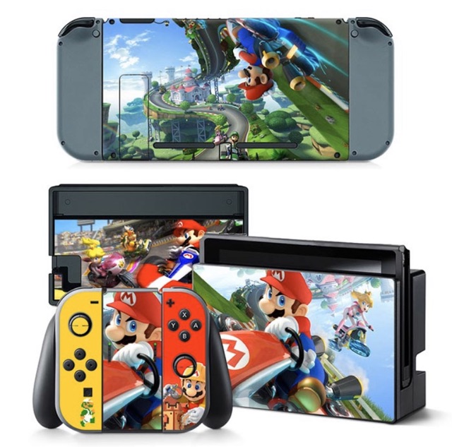 dán skin lụa nintendo switch mầu cam lụa