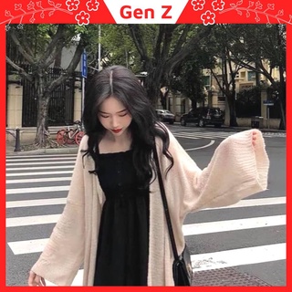 Áo cardigan len mỏng dài tay chất len khoác ngoài đi biển Mix Gen Z