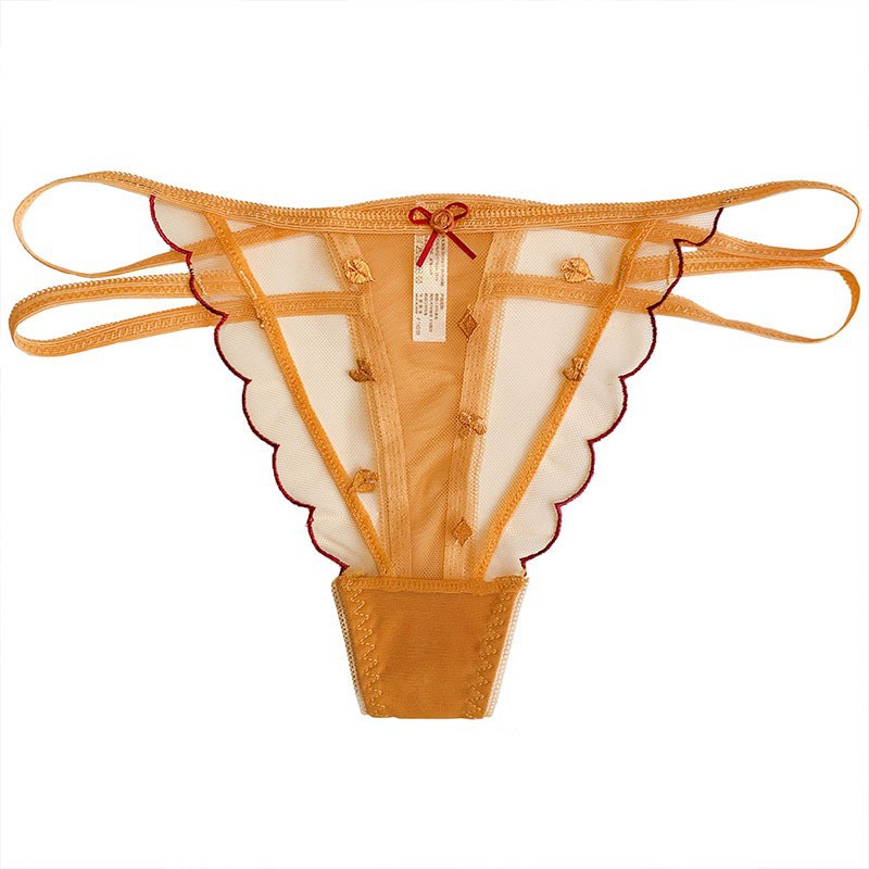 Quần lót ren hoa Lọt khe dây viền