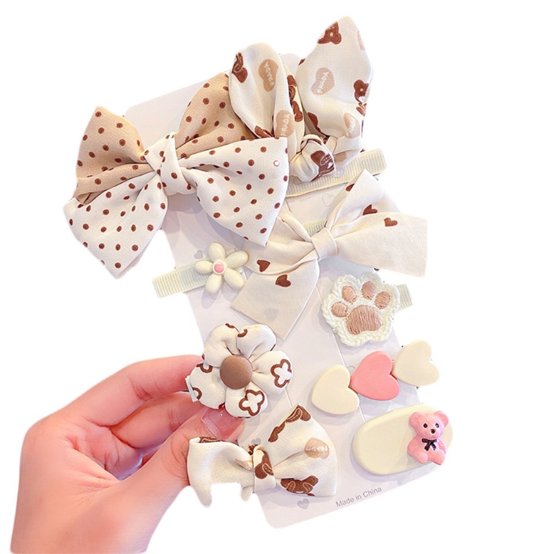 Kẹp Tóc Đuôi Ngựa Trang Trí Hoa Hoạt Hình Đáng Yêu Dành Cho Trẻ Em