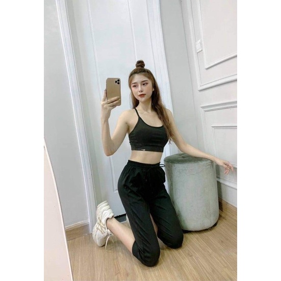 ÁO BRA 2 DÂY thể thao Croptop tập gym yoga