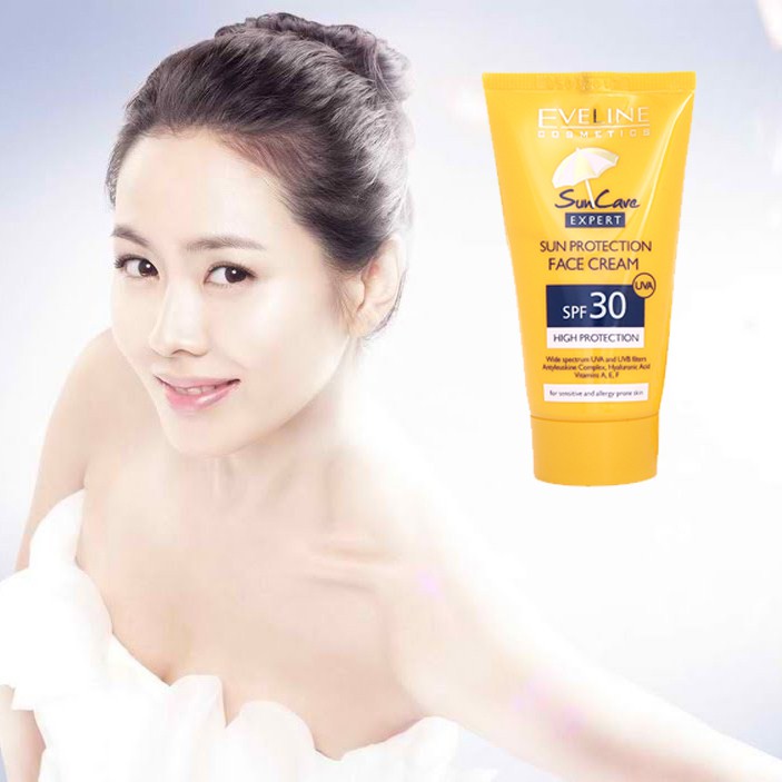 Kem chống nắng không tan trong nước EVELINE SPF30 50ml