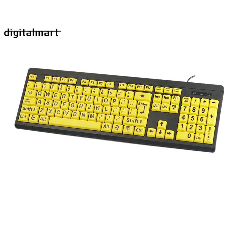 Bàn Phím Chơi Game T801 Có Dây Cắm Usb Dành Cho Người Lớn Tuổi / Trẻ Em