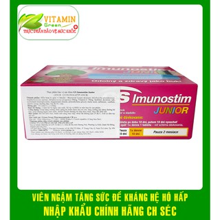GS IMUNOSTIM JUNIOR TĂNG ĐỀ KHÁNG HỆ HÔ HẤP CHO BÉ (20 viên) | NHẬP KHẨU CHÍNH HÃNG CH CZECH