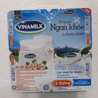 Vỉ sữa chua Vinamilk có đường 100g