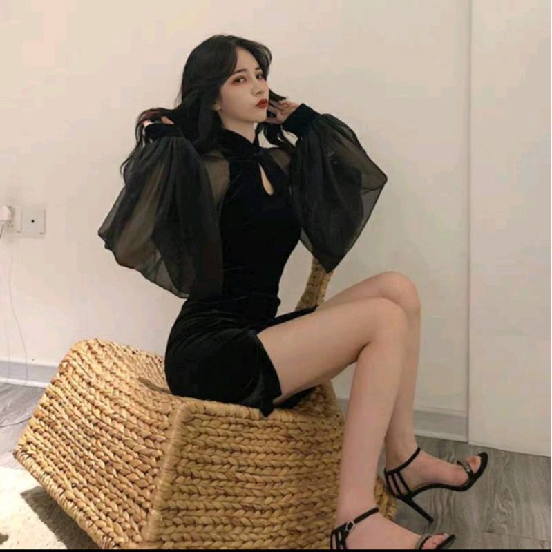 Sườn Xám Cách Tân Dự Tiệc Sang Trọng 60-70 Kg