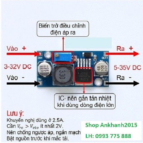 Mạch tăng áp 5A - XL6009