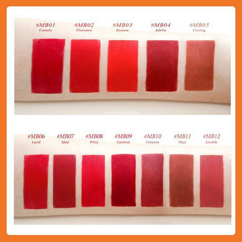 Son Thỏi Lì Mebeauty Silk Touch Matte Lipstick Wedding Collection