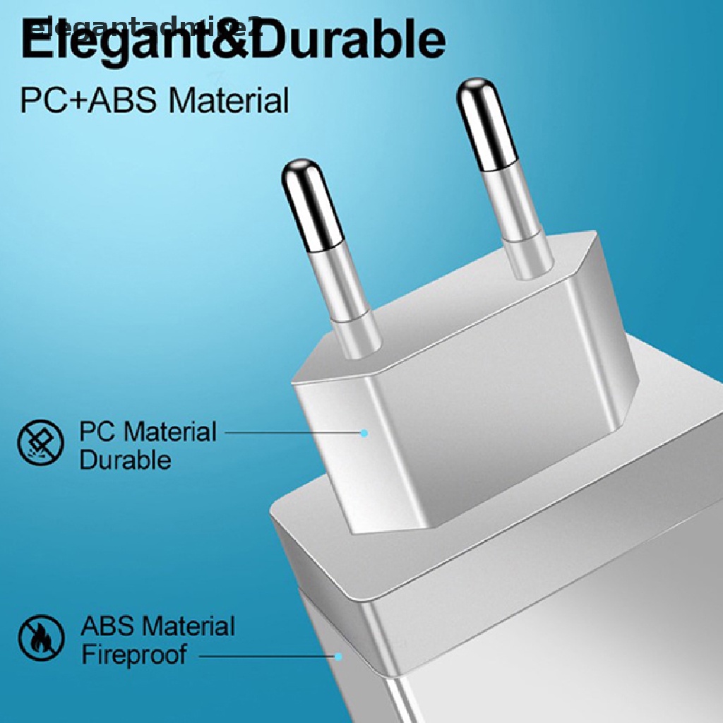 Củ Sạc Nhanh 4 Cổng USB US EU UK 5V Gắn Tường Thông Dụng Cho Điện Thoại