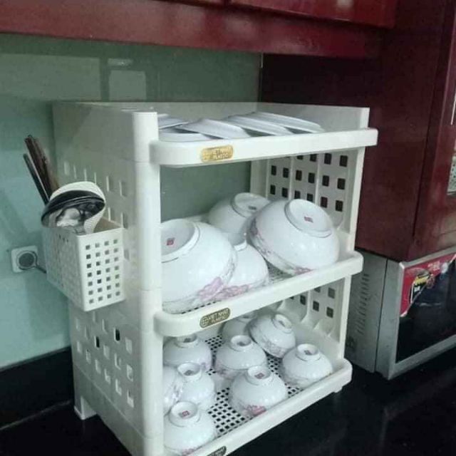 KỆ NHỰA 3 TẦNG ĐA NĂNG HÀNG CTY VIỆT NHẬT Về Nhiều !!!💥KT : Cao 80cm Rộng 60cm👉 Kệ Được Làm Bằng Nhựa Pp dày dặn ch