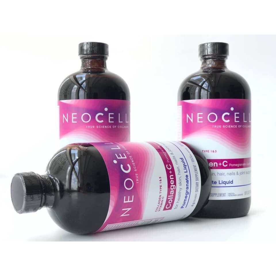 Collagen dạng nước Neocell Collagen + C Pomegranatr Liquid  473ml - Mỹ