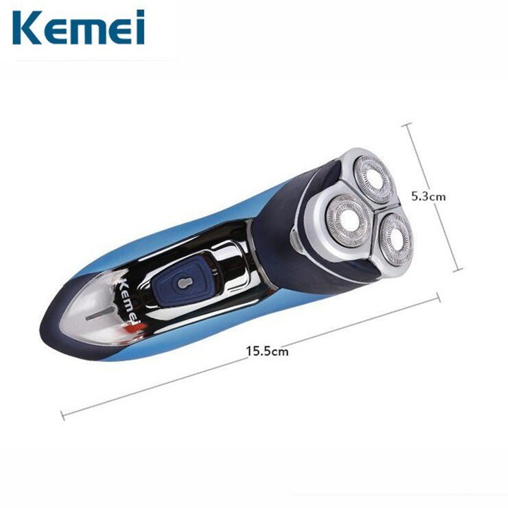  Cạo Râu 3 Lưỡi Kemei KM-7390 Chính Hãng  R6 in 1