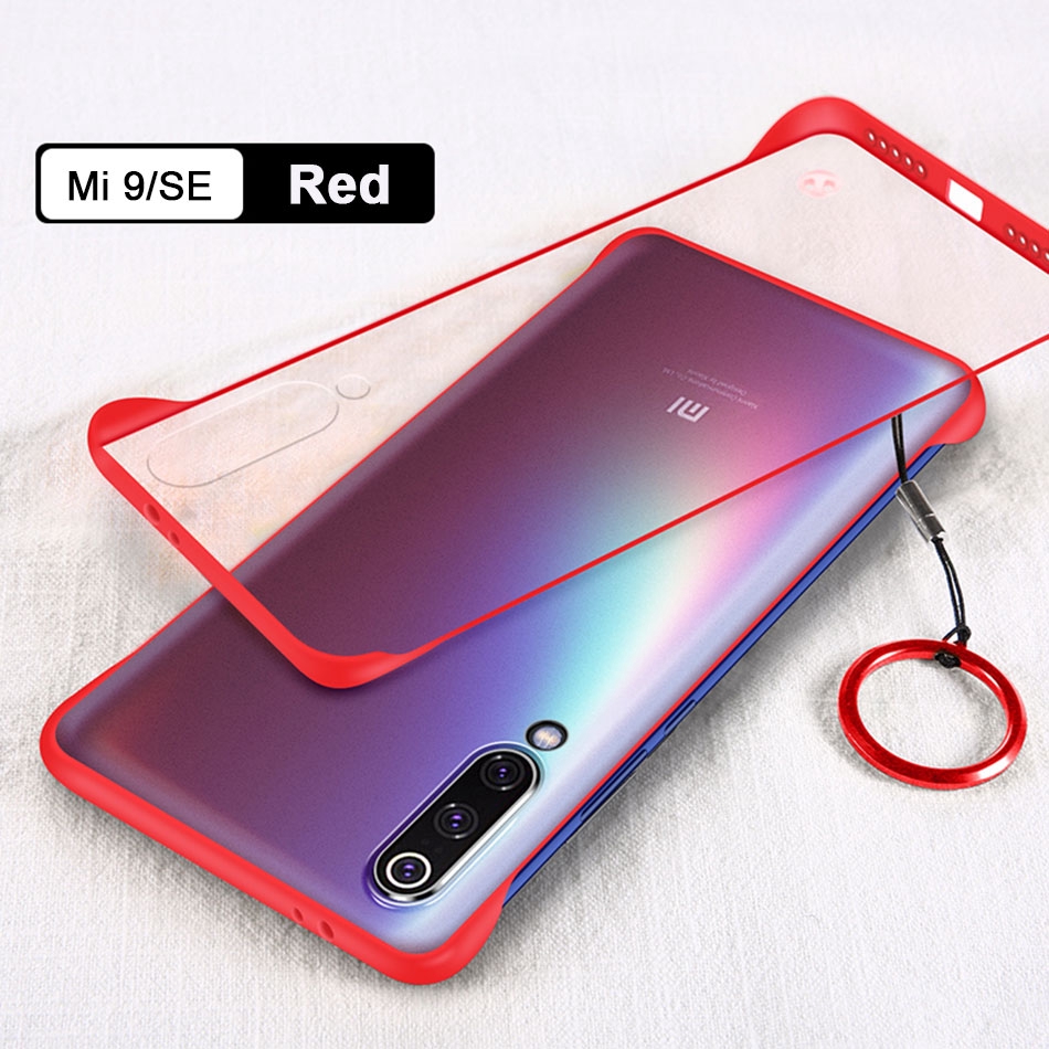 Ốp điện thoại không viền trong suốt cho Xiaomi Redmi Note 8 Mi 9T 9 SE 8 Pro Note7 7A GO