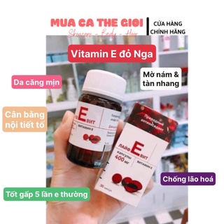 Vitamin E đỏ Nga hộp 30 viên