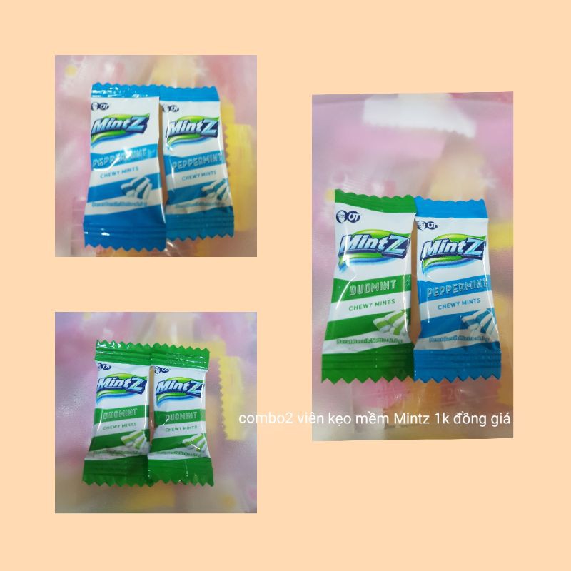 Lẻ 1k viên Kẹo Mềm MintZ ....