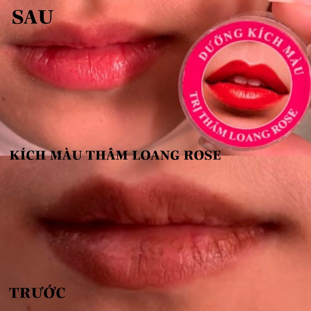 Son dưỡng môi ROSE ,dưỡng ẩm kích màu môi hũ 10g