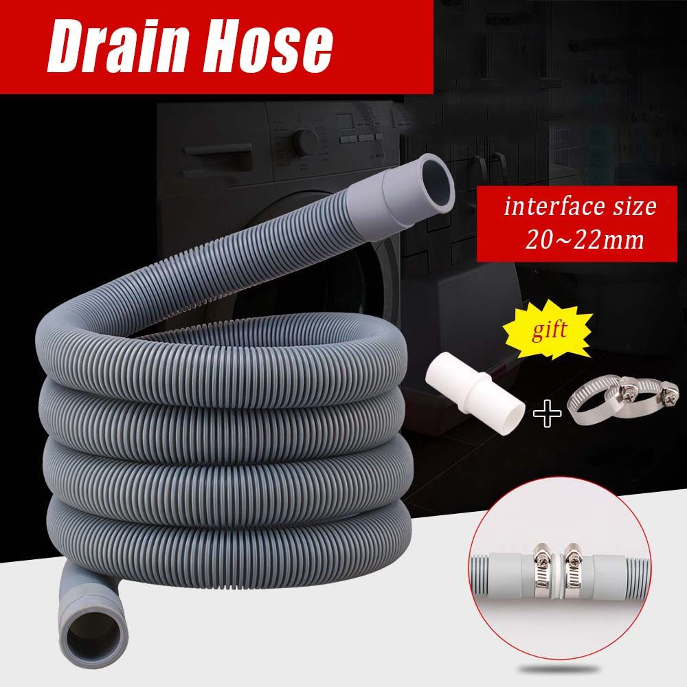 Ống thoát nước bằng nhựa có thể kéo dài 1/2/3m tiện dụng cho máy rửa chén