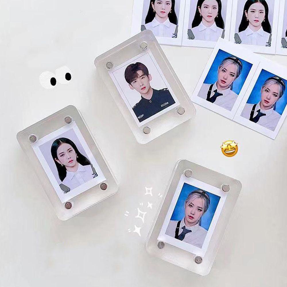 FORBETTER Khung Ảnh Bằng Acrylic Trong Suốt In Hình Thần Tượng Kpop Giá Đỡ