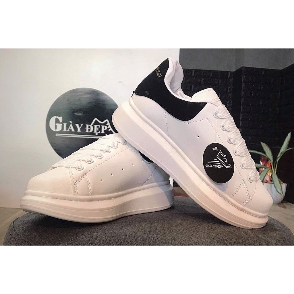 Giày Đẹp Sneaker - MCQueen Trắng Gót Đen | BigBuy360 - bigbuy360.vn