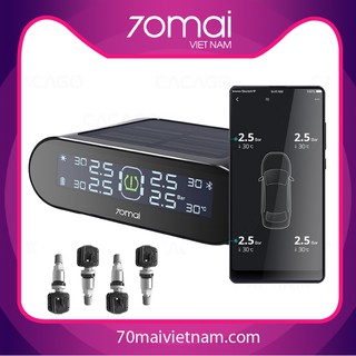 Cảm biến áp suất lốp Xiaomi 70mai - Thiết bị đo áp suất lốp và nhiệt độ Xiaomi 70mai