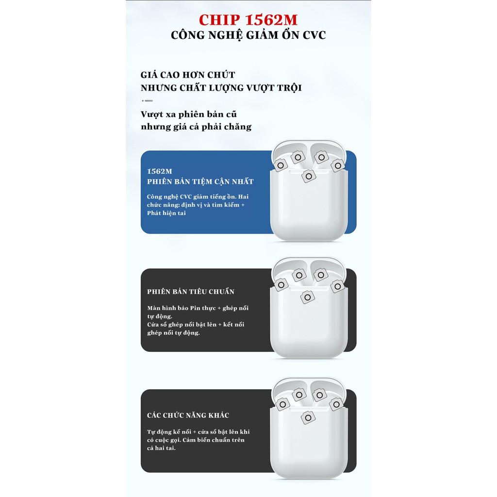 [AIRPODS 2 HỔ VẰN XỊN] LOUDA 1562M Pin Siêu Trâu, Bản Cao Cấp Nhất, Âm Thanh Cực Hay + Bảo Hành 9 Tháng | BigBuy360 - bigbuy360.vn