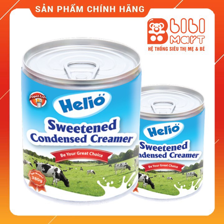 Sữa đặc có đường Helio 380g (nắp giật)