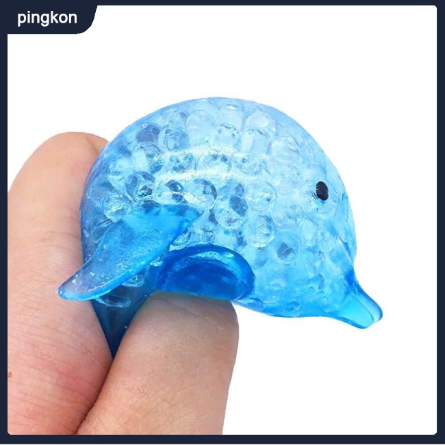 Đồ Chơi Squishy Hình Cá Heo Dễ Thương Bóp Xả Stress