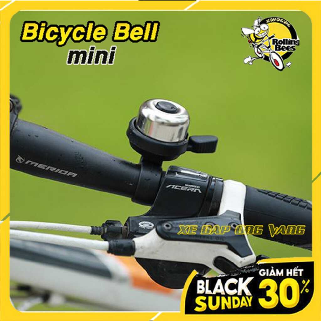 Chuông Xe Đạp Bicycle Bell Mini nhỏ gọn,  nhỏ xíu nhưng cho Âm thanh Giật Mình
