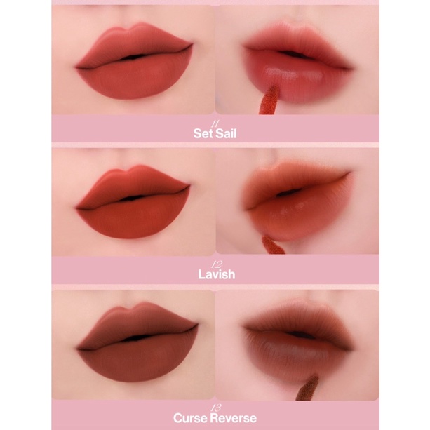 [Pre-order] [PONY x Gilaa] Son Kem Lì, Lâu Trôi Hàn Quốc Gilaa Long Wear Lip Cream (Rich Rosie Edition)