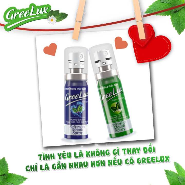 Greelux - Xịt thơm miệng thảo dược Hoa Linh ( Lọ 12 ml)