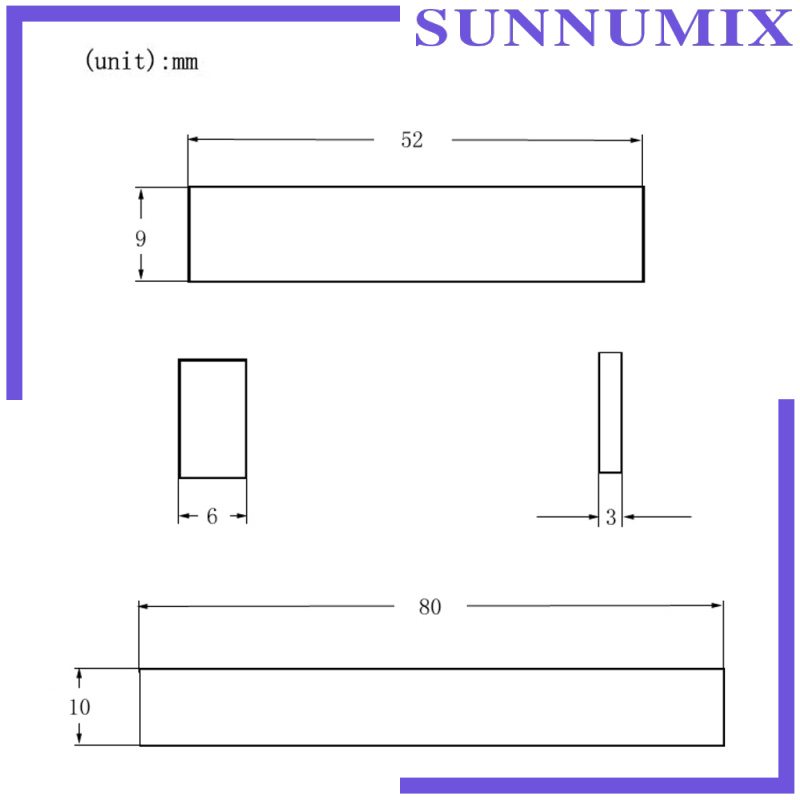 [SUNNIMIX]2pcs Guitar Bone Blank Nuts Saddle for Acoustic Classic Electric Guitar Parts