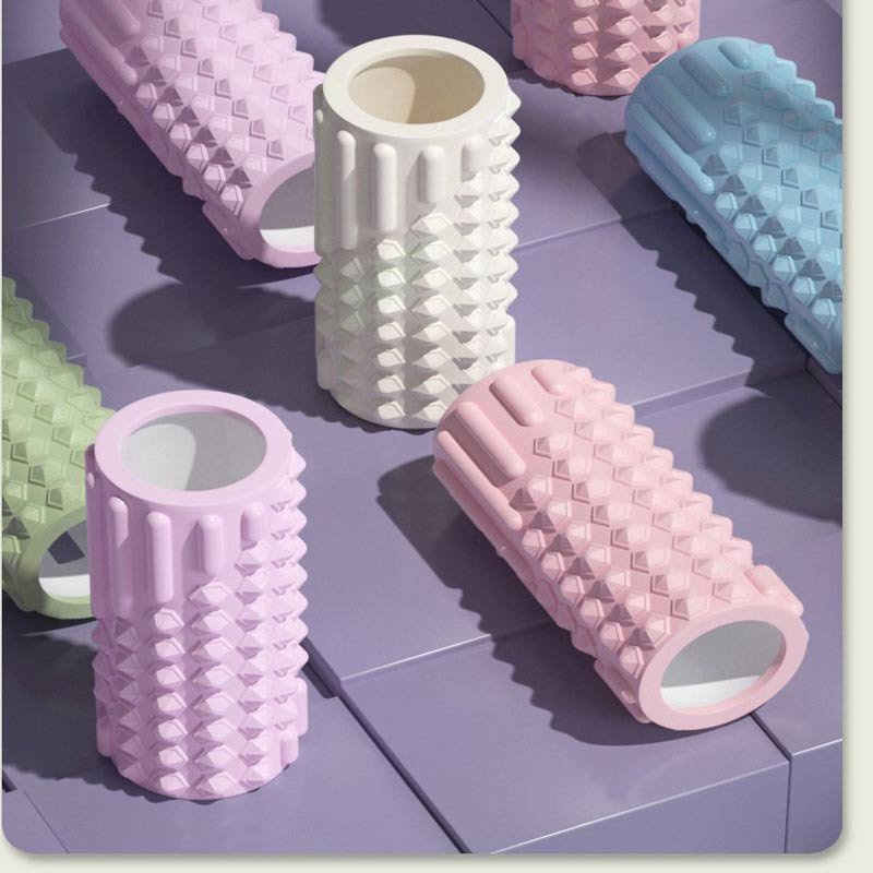 Con Lăn Foam Roller Massage, Mát Xa Dãn Cơ Tập Gym, Yoga Hàng Chuẩn Chính Hãng