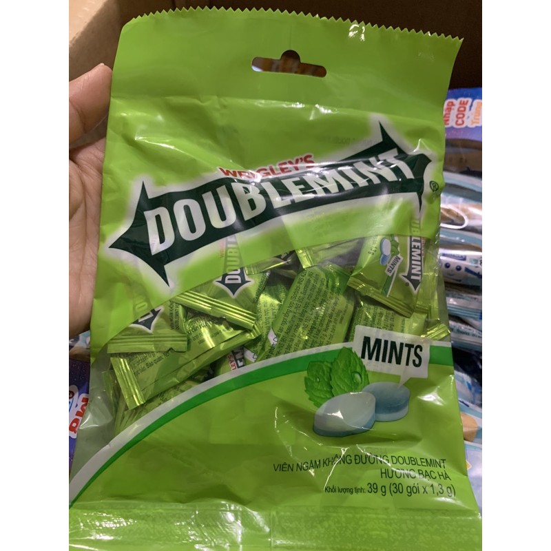 DoubleMint Viên Ngậm Dành Cho Người Tiểu Đường Túi 30 Viên