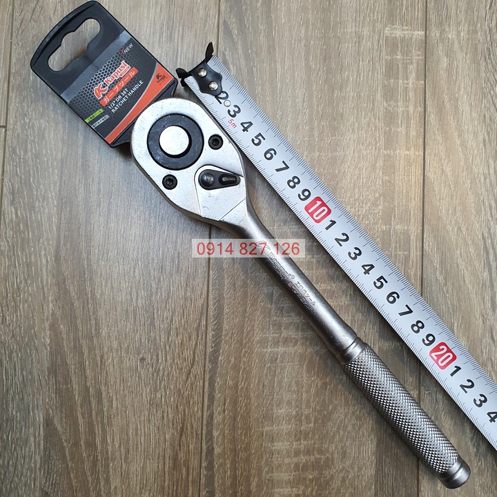 Cần siết tự động hai chiều 1/2 inch chiều dài 25cm hãng Kapusi Nhật Bản, Tay vặn tự động