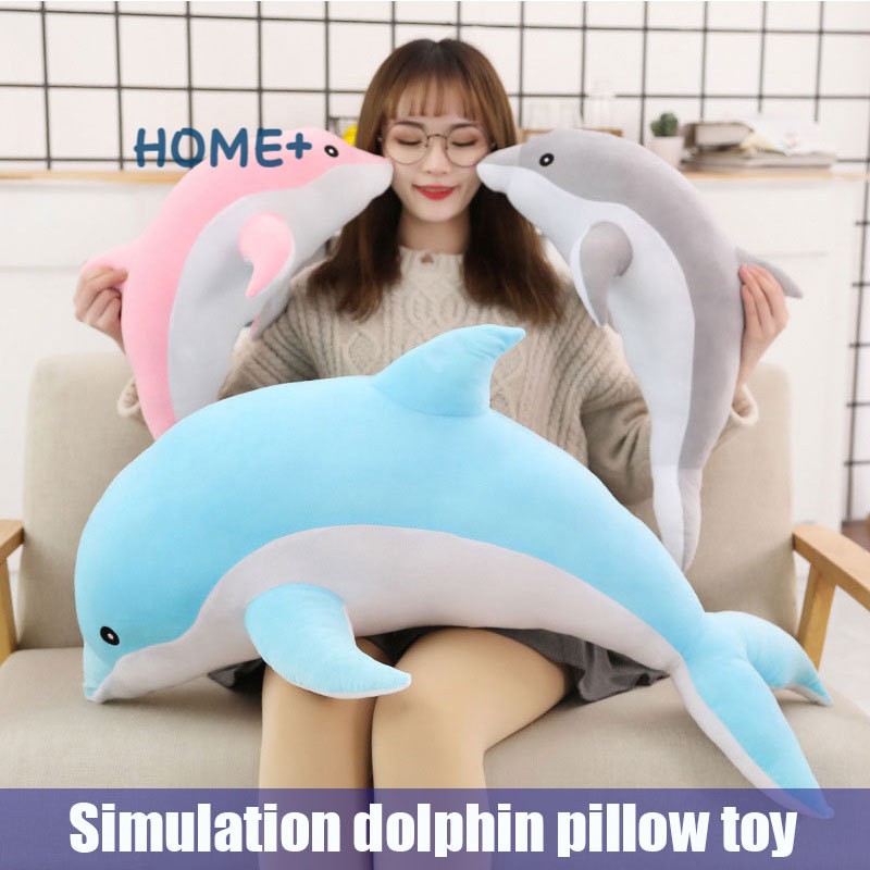 Thú Nhồi Bông Hình Cá Heo Đáng Yêu