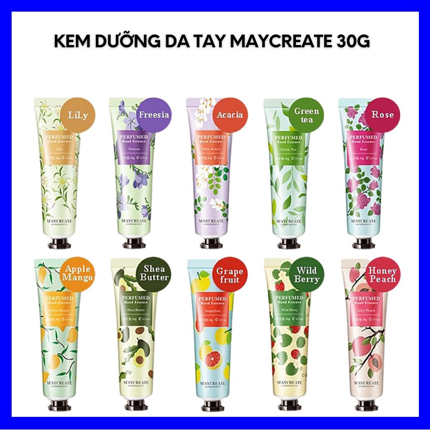Kem dưỡng da tay FREESHIP Kem tay nội địa Trung, dưỡng ẩm da, trắng da mờ rạn da, 30gr