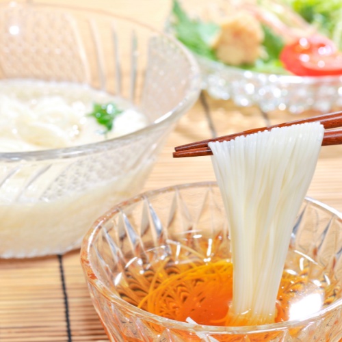 Mì Somen Nhật Bản dai mịn, nhỏ mảnh 200G | Dùng mì nóng, lạnh