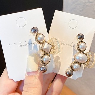 Kẹp tóc đính ngọc trai giả xinh xắn cho nữ
