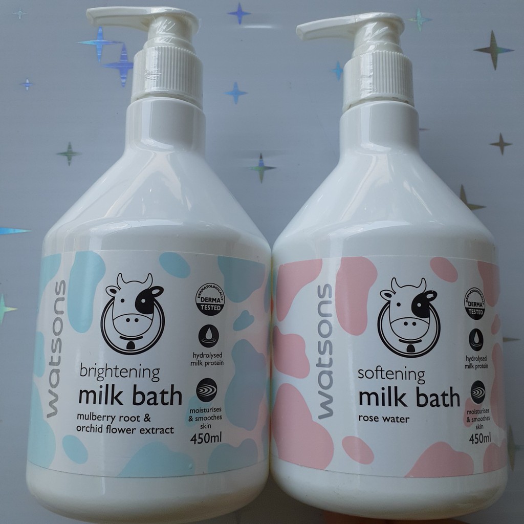 Combo 2 chai  Sữa tắm bò Watsons Thái Lan 450ml