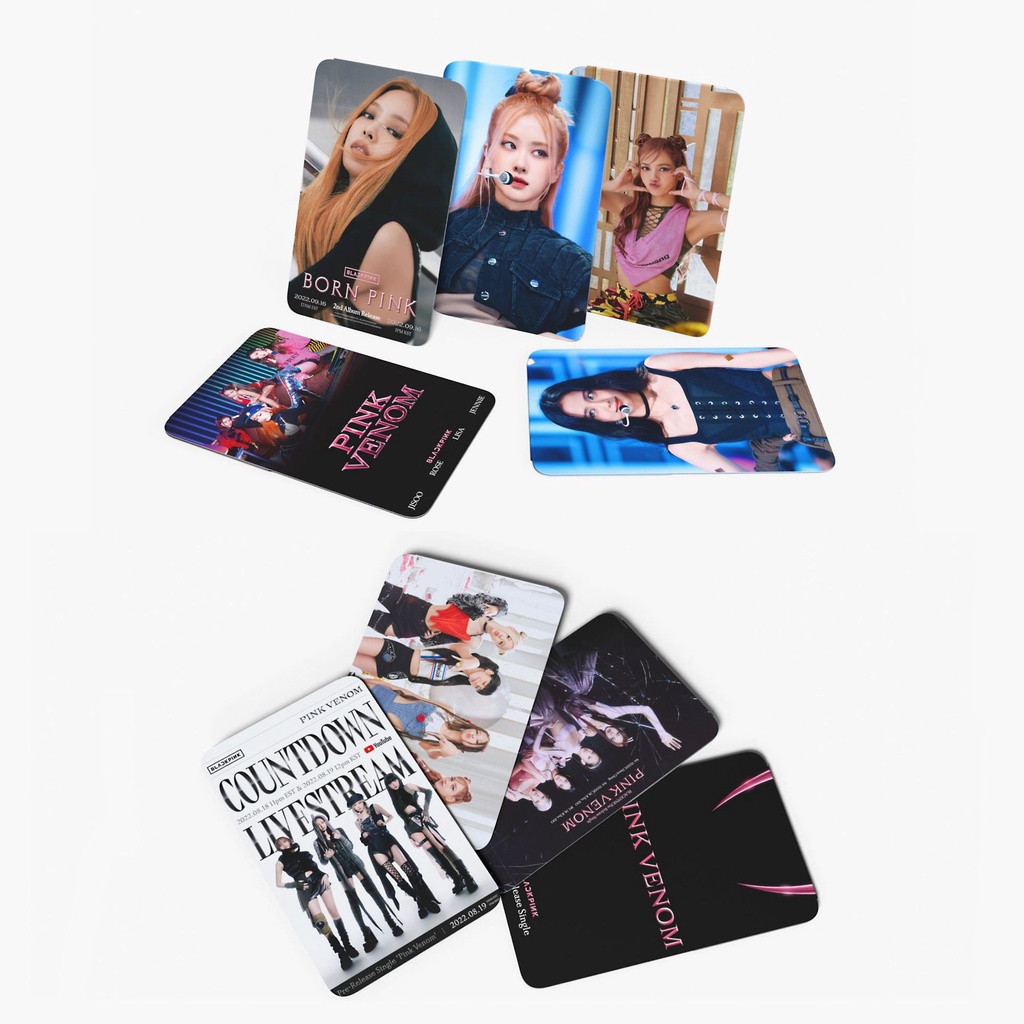 Set 55 Tấm Thẻ Ảnh Lomo Nhóm Nhạc BLACKPINK