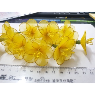 Combo 100 Hoa mai bằng vải voan