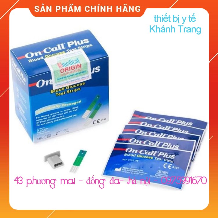 (Giá sỉ) Máy đo đường huyết Acon On call EZ II tặng kèm 25 que thử