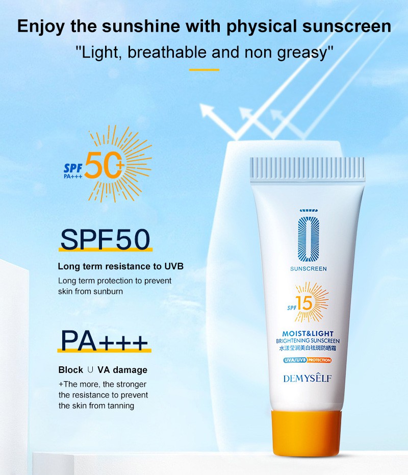 [Hàng mới về] Kem Chống Nắng Spf 15 Làm Trắng Dưỡng Ẩm Kiểm Soát Dầu Cho Da Mặt Và Cơ Thể KK | BigBuy360 - bigbuy360.vn