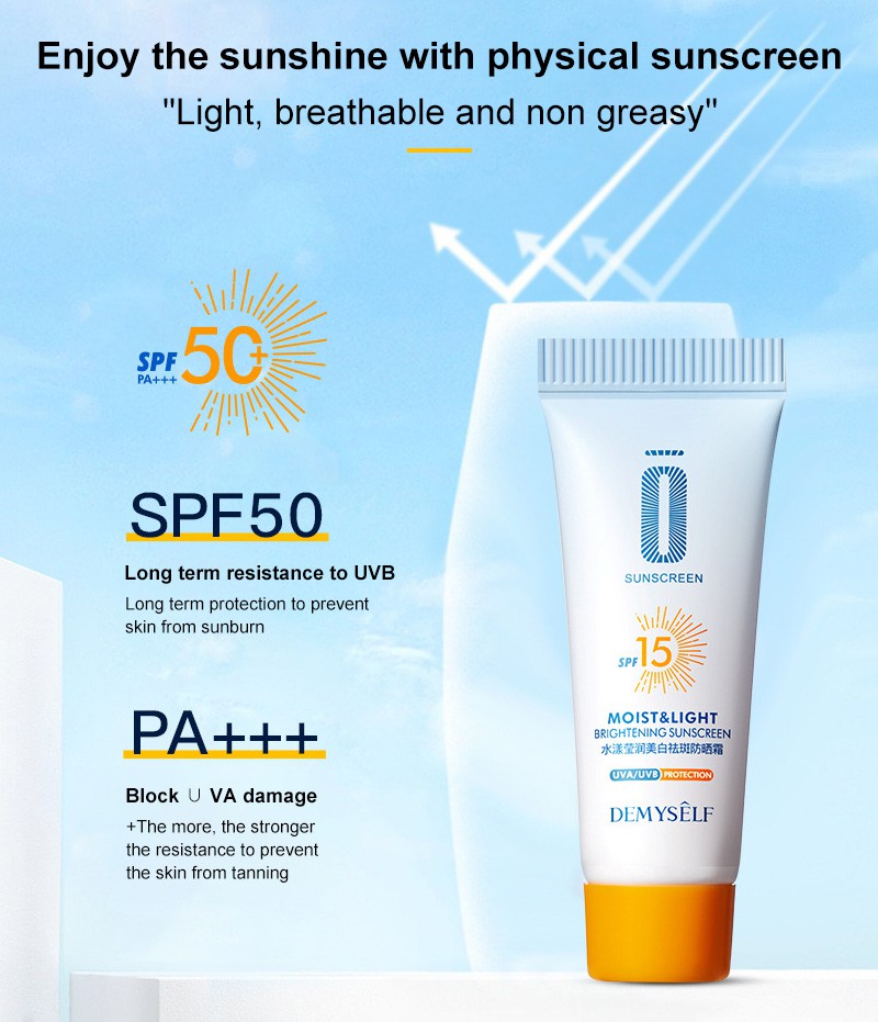 KK (Hàng Mới Về) kem chống nắng body Spf 15 Làm Trắng Dưỡng Ẩm Kiểm Soát Dầu Cho Da Mặt Và Cơ Thể